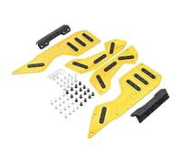 CRJIMX Modified Footrests Foot Pedal Anti Slip Collision Protection Thickened Foot Pedals For Yamaha NMAX155 2020 2021 2022 2023 2024(Gold)