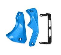 CRJIMX Motorcycle Accessories Engine Chassis Guard Fairing Exhaust Guard Protective Cover Accessories For GSX 8S GSX8S 2022-2025(Blue)