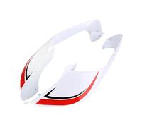 CRJIMX Motorcycle Accessories Fixed wing fairing Small wing spoiler Aerodynamic wing For Yamaha YZF R1 YZFR1 YZFR1M 2020-2025(Glossy white-red)