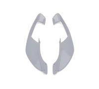 CRJIMX Motorcycle Accessories Fixed wing fairing Small wing spoiler Aerodynamic wing For Yamaha YZF R1 YZFR1 YZFR1M 2020-2025(Grey)
