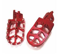 CRJIMX Motorcycle Accessories Footrest Footpeg Foot Pegs Foot Pedals For CRF300L For RALLY CRF300 L CRF 300 L CRF 300L 2021 2022 2023(RED)