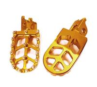 CRJIMX Motorcycle Accessories Footrest Footpeg Foot Pegs Foot Pedals For CRF300L For RALLY CRF300 L CRF 300 L CRF 300L 2021 2022 2023(Gold)