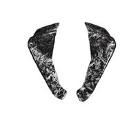 CRJIMX Motorcycle Accessories Front Lip Wind Wing Cover For Aprilia RS660 RS 660 2021-2024 Cone Aerodynamics Fairing Winglets(Forged carbon color)