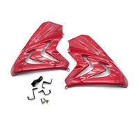 CRJIMX Motorcycle Accessories parts Frame Shark type Spoilers Side Cowl Cover Panel For CBR650R 2019 2020 2021 2022 2023(Matte Red)