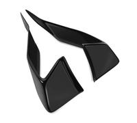CRJIMX Motorcycle Aerodynamic Wing Kit Fixed Winglet Fairing For Yamaha YZF R3 R25 2019 2020 2021 2022 2023 2024(BLACK)