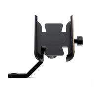 CRJIMX Motorcycle Bike Phone Stand Holder 360 Rotatable Handlebar Aluminum Alloy Rearview Mirror Mobile Cell Bracke(Rearview Mirror)