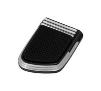 CRJIMX Motorcycle CNC Brake Pedal Pad Cover For Harley For Softail FLSB For Breakout FXBR For FXBRS 2018 2019 2020(Black Silver)