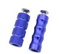 CRJIMX Motorcycle CNC Universal M6 Racing Gear Shift Lever Peg Brake Pedal Shifter Foot Pegs Motorbike Footrests Footpeg(Blue)