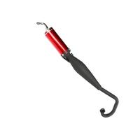 CRJIMX Motorcycle Engine Parts Exhaust Full System Muffler Silencer Contact Pipe For 2 Stroke 43cc 47cc 49cc Dirt Pocket Bike(RED)