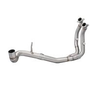 CRJIMX Motorcycle Exhaust Escape Front Mid Connecting Link Pipe Muffler Modification Accessories For VOGE 900DS 900 DS DS900X DS900 X 2024 2025(Style C)
