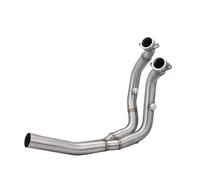 CRJIMX Motorcycle Exhaust Escape Front Mid Connecting Link Pipe Muffler Modification Accessories For VOGE 900DS 900 DS DS900X DS900 X 2024 2025(Style B)