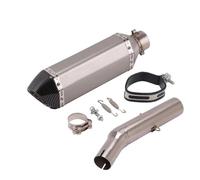 CRJIMX Motorcycle Exhaust Escape Middle Link Pipe Moto Muffler Adapter Connec Slip On For Y&amaha For Tricker XG250 XT250 XG 250 2004-2008(Style i)