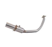 CRJIMX Motorcycle Exhaust Header Front Link Pipe 51MM Interface Escape Moto For FORZA300 NSS 300 Modification Accessories Stainless Steel