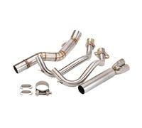 CRJIMX Motorcycle Exhaust Modified Front Link Pipe Slip-On 51MM Connect Muffler For CBR250RR 2017 2018 2019 2020 2021 2022 Years(Style A)