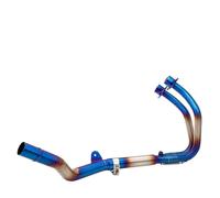 CRJIMX Motorcycle Exhaust Modified Front Link Pipe Slip-On 51MM Connect Muffler For CBR250RR 2017 2018 2019 2020 2021 2022 Years(Style D)