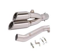 CRJIMX Motorcycle Exhaust Modify Middle Pipe Link Pipe Section Muffler Espace Moto For VFR1200 X VFR1200F VFR 1200 2009-2014 2015(Style B)