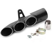 CRJIMX Motorcycle Exhaust Muffler Pipe Kit For Kawasaki For Z900 Zx6r Etc Most Brands Universal 51mm Modification Accessories(B2-RIGHT SIDE)