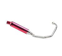 CRJIMX Motorcycle Exhaust Pipe Muffler Full System Escape For CBF125 CBF150 CBF125 150 Modification Accessories(RED)