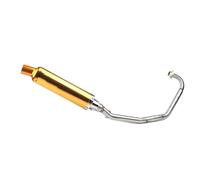 CRJIMX Motorcycle Exhaust Pipe Muffler Full System Escape For CBF125 CBF150 CBF125 150 Modification Accessories(Gold)