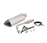 CRJIMX Motorcycle Exhaust Pipe Muffler Full System Escape For Piaggio For Vespa For Sprint 125 150 For Primavera 125 150 2017-2022(Style D)