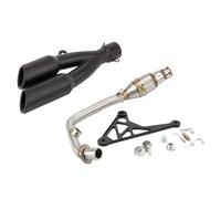 CRJIMX Motorcycle Exhaust Pipe Muffler Full System Escape For Piaggio For Vespa For Sprint 125 150 For Primavera 125 150 2017-2022(Style B)