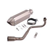 CRJIMX Motorcycle Exhaust System Escape Front Link Pipe With Muffler DB Killer For GROM MSX125 MSX-125 MSX 125 SF 2013-2020 2021(Style j)
