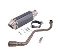 CRJIMX Motorcycle Exhaust System Escape Front Link Pipe With Muffler DB Killer For GROM MSX125 MSX-125 MSX 125 SF 2013-2020 2021(Style G)