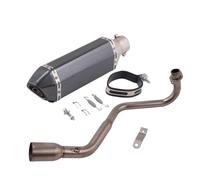 CRJIMX Motorcycle Exhaust System Escape Front Link Pipe With Muffler DB Killer For GROM MSX125 MSX-125 MSX 125 SF 2013-2020 2021(Style C)
