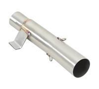 CRJIMX Motorcycle Exhaust System Escape Stainless Steel Middle Mid Link Pipe Slip On For Macbor For Montana XR5 XR 5 2019-2024 Years