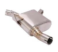 CRJIMX Motorcycle Exhaust System Middle Link Pipe Slip On For Benelli 302R BJ300GS BJ 300GS Modified Mid Tube Escape Moto Muffler