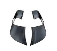 CRJIMX Motorcycle Fixed Wind Wing Spoiler ABS Carbon Paint Aerodynamic Side Winglets For YAMAHA YZF-R7 YZFR7 YZF R7 2021-2024(Matte black)