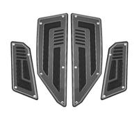 CRJIMX Motorcycle Footpegs Plate Pads For Yamaha TMAX530 For T-MAX 530 XP530 TMAX560 For T MAX 560 530 Footboard Cover Step Foot Footrest(BLACK)