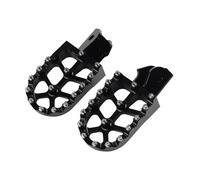CRJIMX Motorcycle Footrests Footpegs Pegs Pedal For CRF125F CRF250F CRF150F CRF230F CRF 150F 125F 250F 230F CRF 125 150 230 250 F(BLACK)