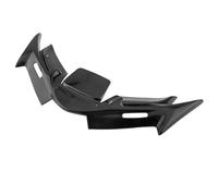 CRJIMX Motorcycle Front Fairing Winglets Cover Fixed Wing For YAMAHA R125 R15 V4 2021 2022 2023 2024(BLACK)