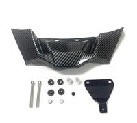 CRJIMX Motorcycle Front Lip Wind Wing Cover Cone Aerodynamics Fairing Winglets For F900R F 900R F900 R 2021 2022(Carbon Look)