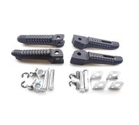 CRJIMX Motorcycle Front Rear Footrest Foot pegs For S1000RR S1000 RR 2010-2020 For HP4 2013-2015 For S1000R 2014-2020(Front and Rear)