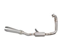 CRJIMX Motorcycle Full Exhaust System Stainless Steel 60mm Muffler With Front Link Pipe Escape For Aprilia RS660 RS For TUONO 660 2021 2022 2023 2024