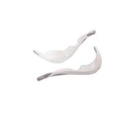 CRJIMX Motorcycle Hand Guard Handle Protector 22/28mm Handlebar Lever Guard for Off-Road Motorcycle Dirt Bike ADV(White)