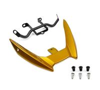 CRJIMX Motorcycle Headlight Front Upper Fairing Spoiler Stay Bracket Mount Holder For Yamaha MT-09 MT09 MT FZ 09 FZ-09 FZ09 2014-2016(Gold)