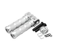 CRJIMX Motorcycle Pedal Foot Pegs FootRest Footpegs For CB50R CB125R B250R CB300R CB1100 RS SX CB1300SF CB600F CB900F VFR1200(Silver)