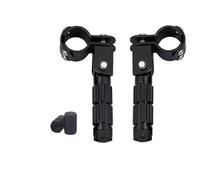 CRJIMX Motorcycle Pedals Foot Electric Motor Foldable Pedal Pegs Child Pedal Folding Pedal 30-35mm For Scooter And Electric Motorcycle(BLACK)