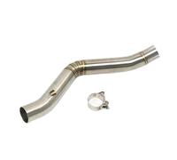 CRJIMX Motorcycle Pit Bike Stainless Steel Muffler Middle Link Pipe Exhaust Accessories For Benelli 502C 502X 2016 2017 2018