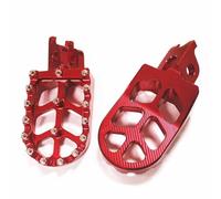 CRJIMX Motorcycle Rear Footrest Footpegs Foot Pegs Pedal Accessories For Africa For Twin Crf1000l CRF300L CRF250L CRF250M CRF150R(RED)