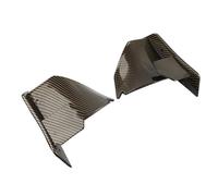CRJIMX Motorcycle Rear Tail Spoiler Fixed Wing Fairing Winglet For S1000RR 2015 2016 2017 2018(Carbon Fibre Brown)