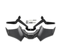 CRJIMX Motorcycle Sport Downforce Naked Front Spoilers Aerodynamic Wing Deflector For YAMAHA MT07 MT-07 SP MT 07 2021 2022 2023 2024(Carbon Fiber Look)