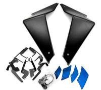 CRJIMX Motorcycle Sport Downforce Naked Side Spoilers Aerodynamic Wing Deflector Frame Cover For YAMAHA MT09 MT 09 MT-09 SP 2021-2023(Matt Black-Blue)