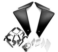 CRJIMX Motorcycle Sport Downforce Naked Side Spoilers Aerodynamic Wing Deflector Frame Cover For YAMAHA MT09 MT 09 MT-09 SP 2021-2023(Matt Black-Clear)