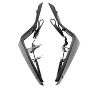 CRJIMX Motorcycle Sport Downforce Naked Side Spoilers Aerodynamic Wing Deflectors For YAMAHA MT-09 MT09 MT 09 SP 2021-2023(Matt Black-Clear)