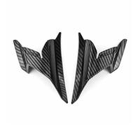 CRJIMX Motorcycle Winglets Side Fairings Aerodynamic Fin 3M Adhesive Left Right Wing Accessories For ADV 160 ADV160 2022-2024(Carbon)