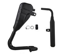 CRJIMX Muffler Exhaust Link Pipe Silencer Pipe Assembly Set For Y&amaha PW50 For Peewee50 Pit Dirt Bike Modification Accessories